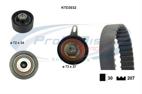 PROCODIS FRANCE Hammasrihma komplekt KTD3032